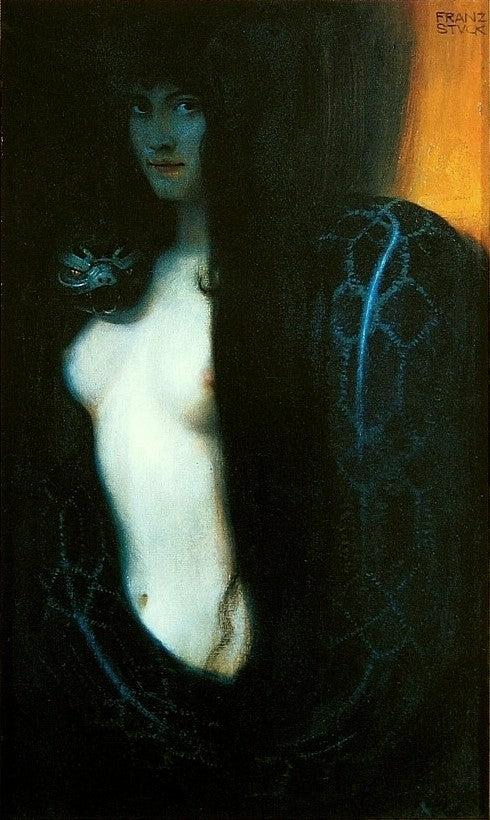 Sin [Die Sünde] by Franz Stuck Art Print