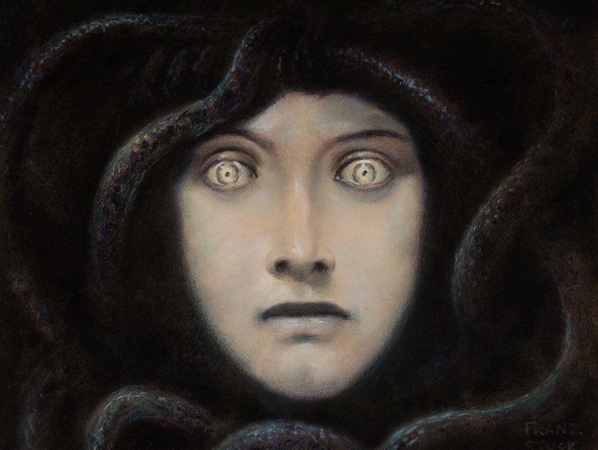 Medusa by Franz Stuck Art Print