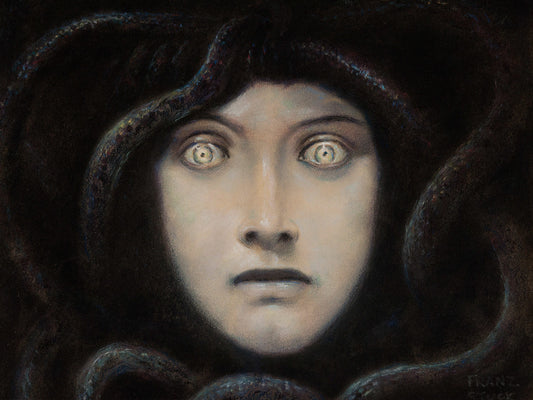 Medusa by Franz Stuck Art Print