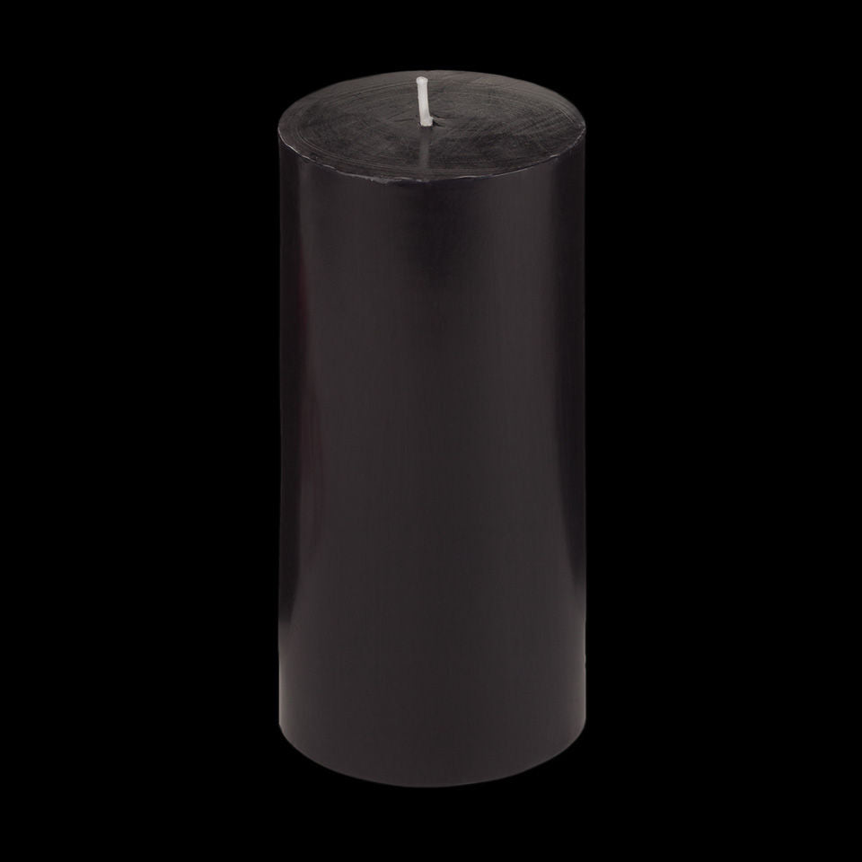 Black Pillar Candle [3x6] | GLOAMHAUS