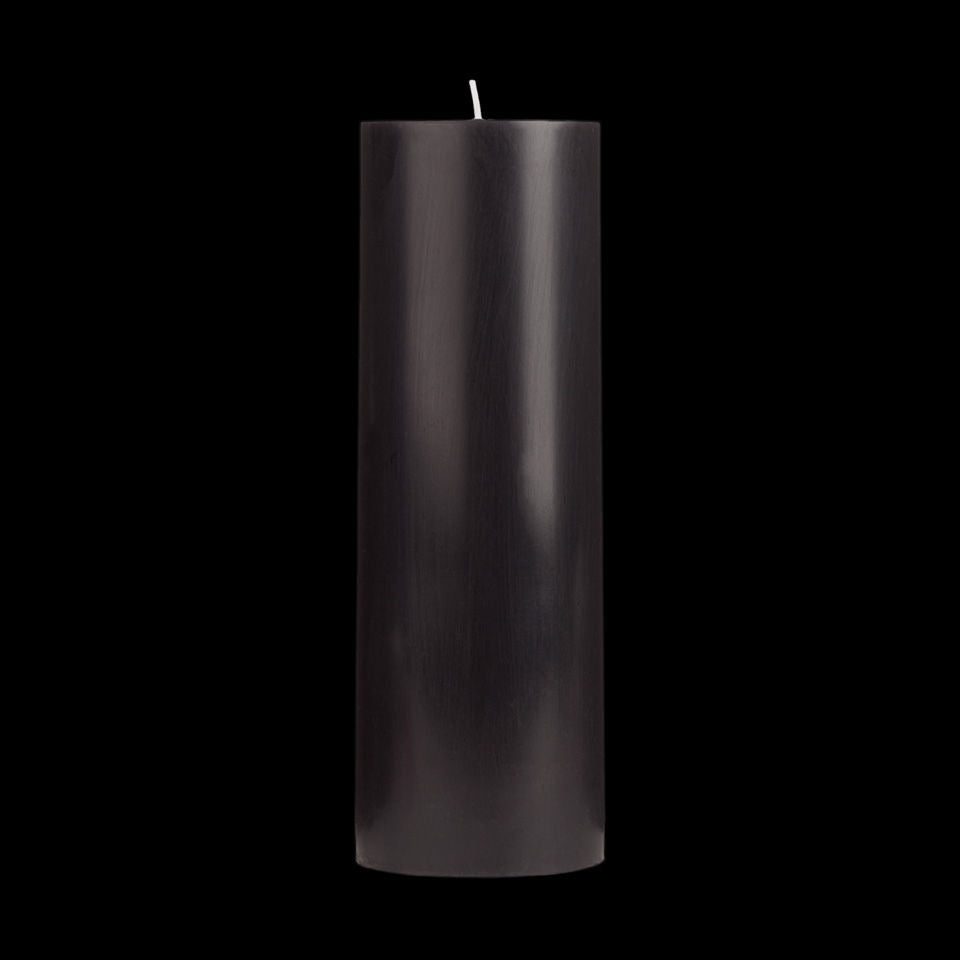 Black Pillar Candle [3x9] | GLOAMHAUS