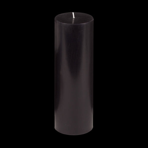 Black Pillar Candle [3x9] | GLOAMHAUS