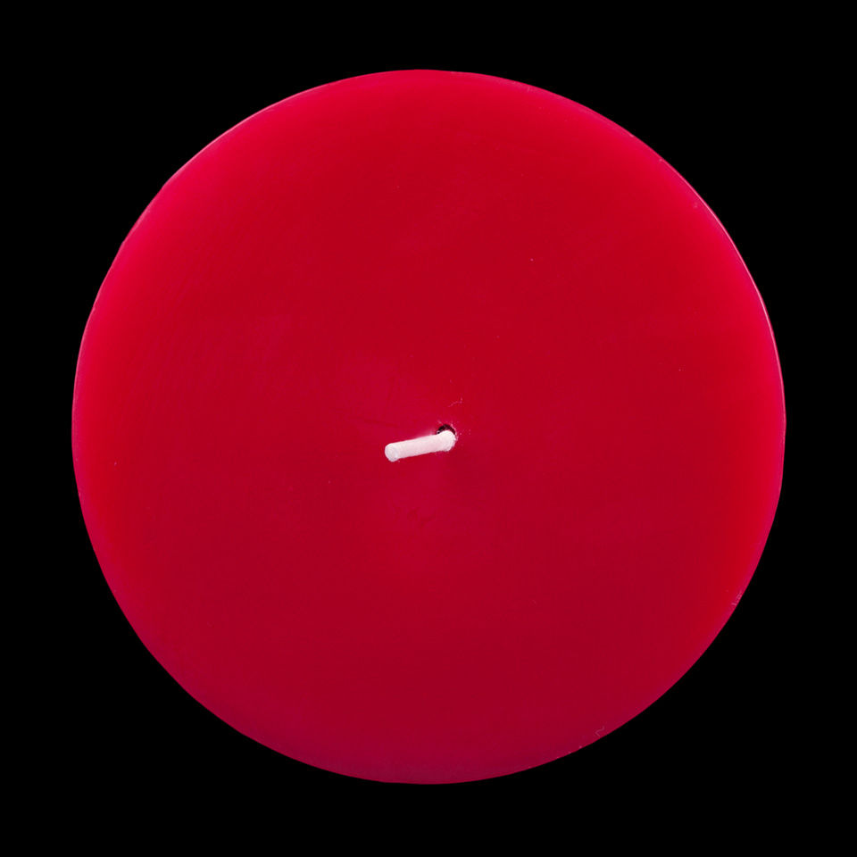 Red Pillar Candle [3x4] | GLOAMHAUS