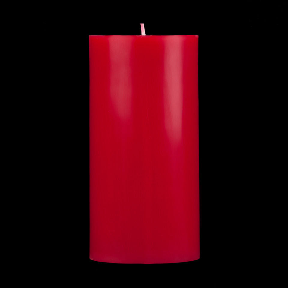 Red Pillar Candle [3x6] | GLOAMHAUS