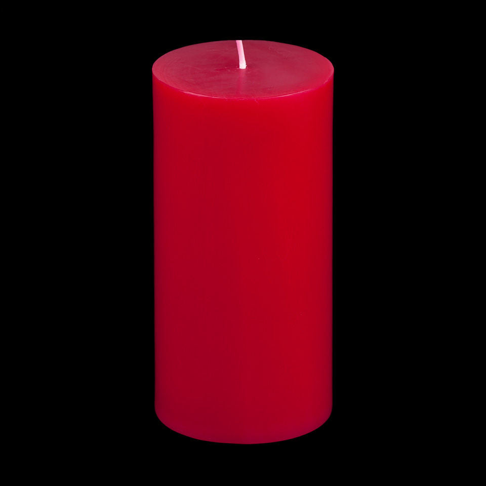 Red Pillar Candle [3x6] | GLOAMHAUS